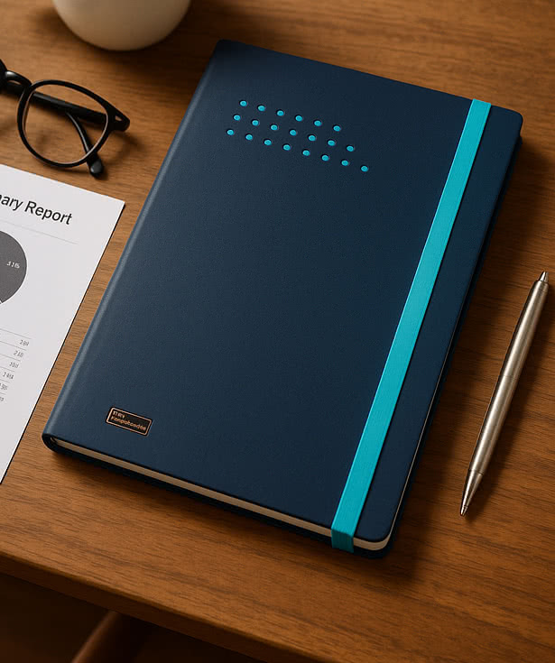 The SmartNotebook Smart Flex Hard Cover Notebook