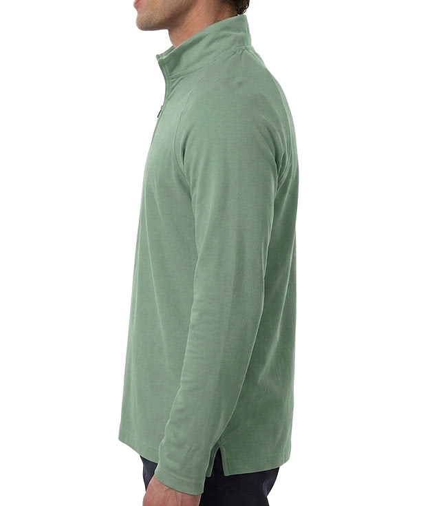 Devon & Jones Seaton Pebble Performance Quarter Zip Pullover