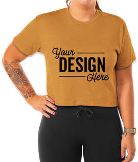 Next Level Women's Ideal Crop T-shirt - Color: Antique Gold