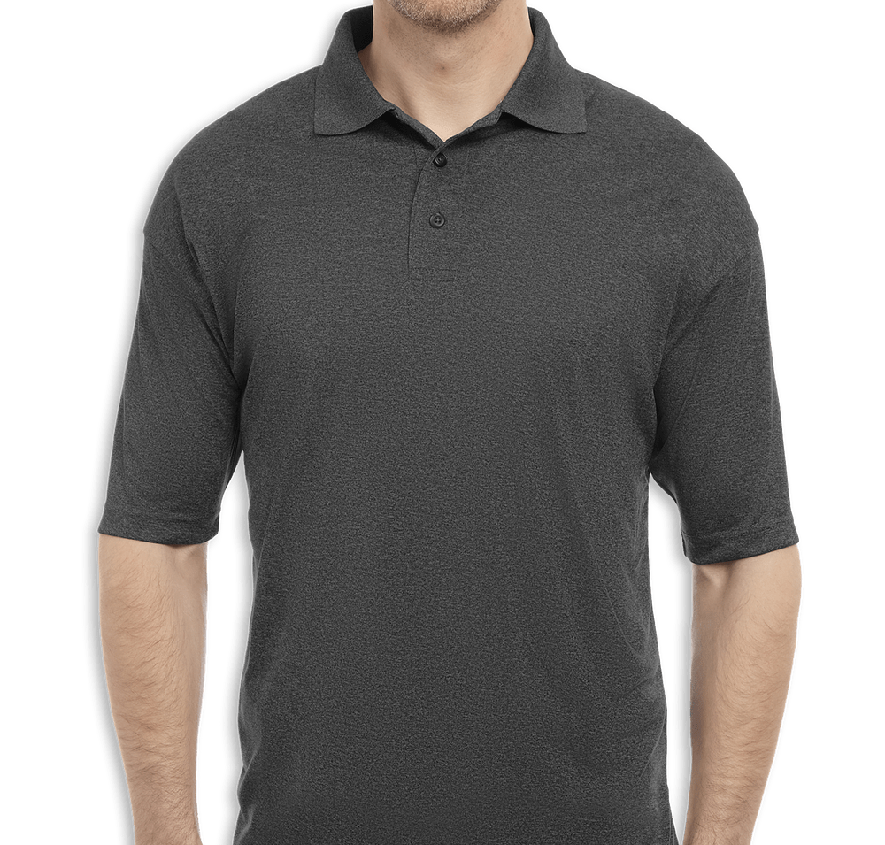 Blue Generation BLU-X-DRI Heathered Performance Polo - Printed-default