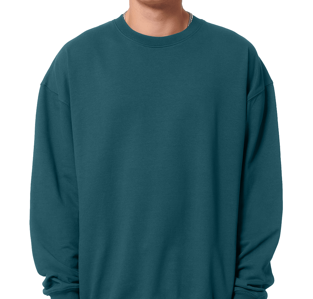Stanley/Stella Ledger Dry Organic French Terry Crewneck Sweatshirt-default