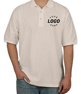 Port Authority Silk Touch Polo - Color: Light Stone