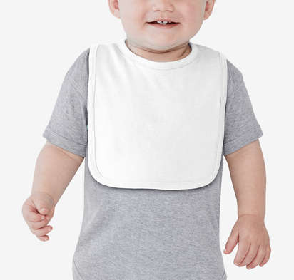 Rabbit Skins Premium Jersey Baby Bib-default