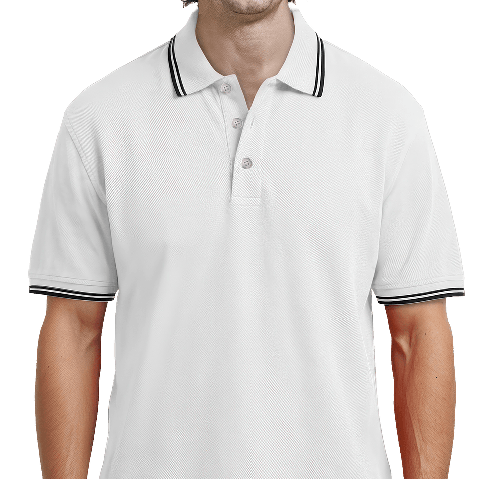 Blue Generation Superblend Easy Care Tipped Polo-default