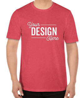 Next Level Festival Lightweight Crewneck T-shirt - Color: Red