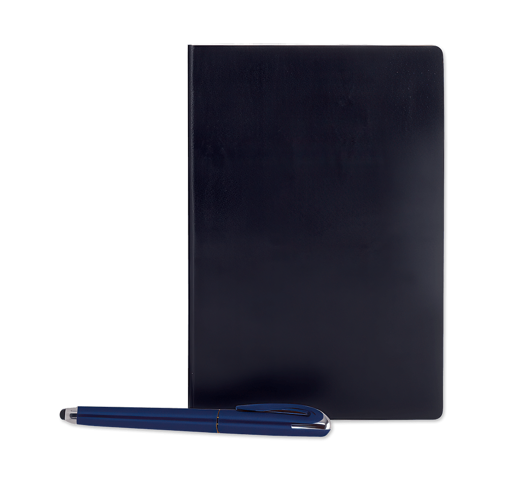 Basecamp Atlas Soft Cover Vegan Leather Notebook with Pen-default