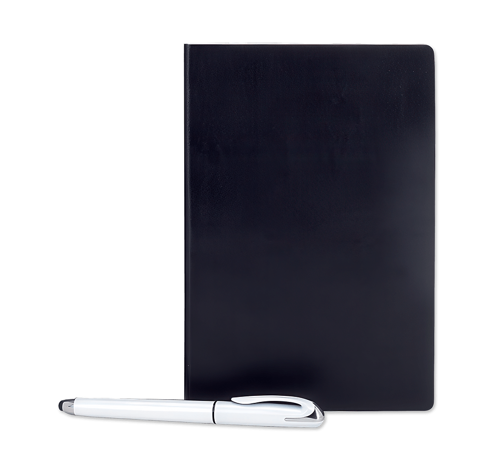 Basecamp Atlas Soft Cover Vegan Leather Notebook with Pen-default
