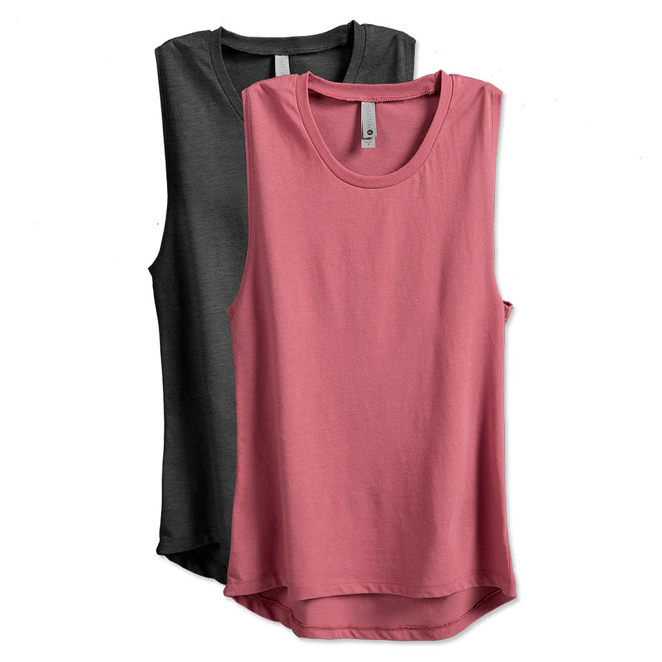 Custom Next Level Women's Slim Fit Festival Muscle Tank