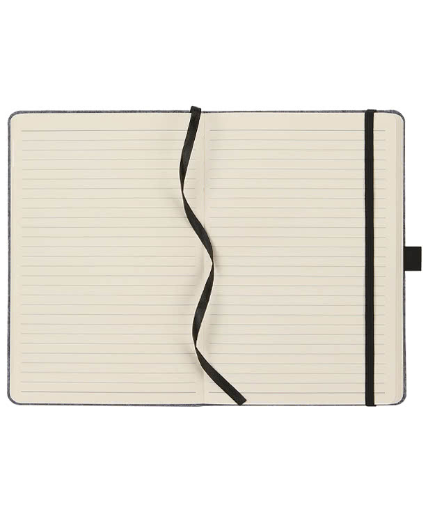 Full Color The Goods Recycled Felt Hard Cover Notebook