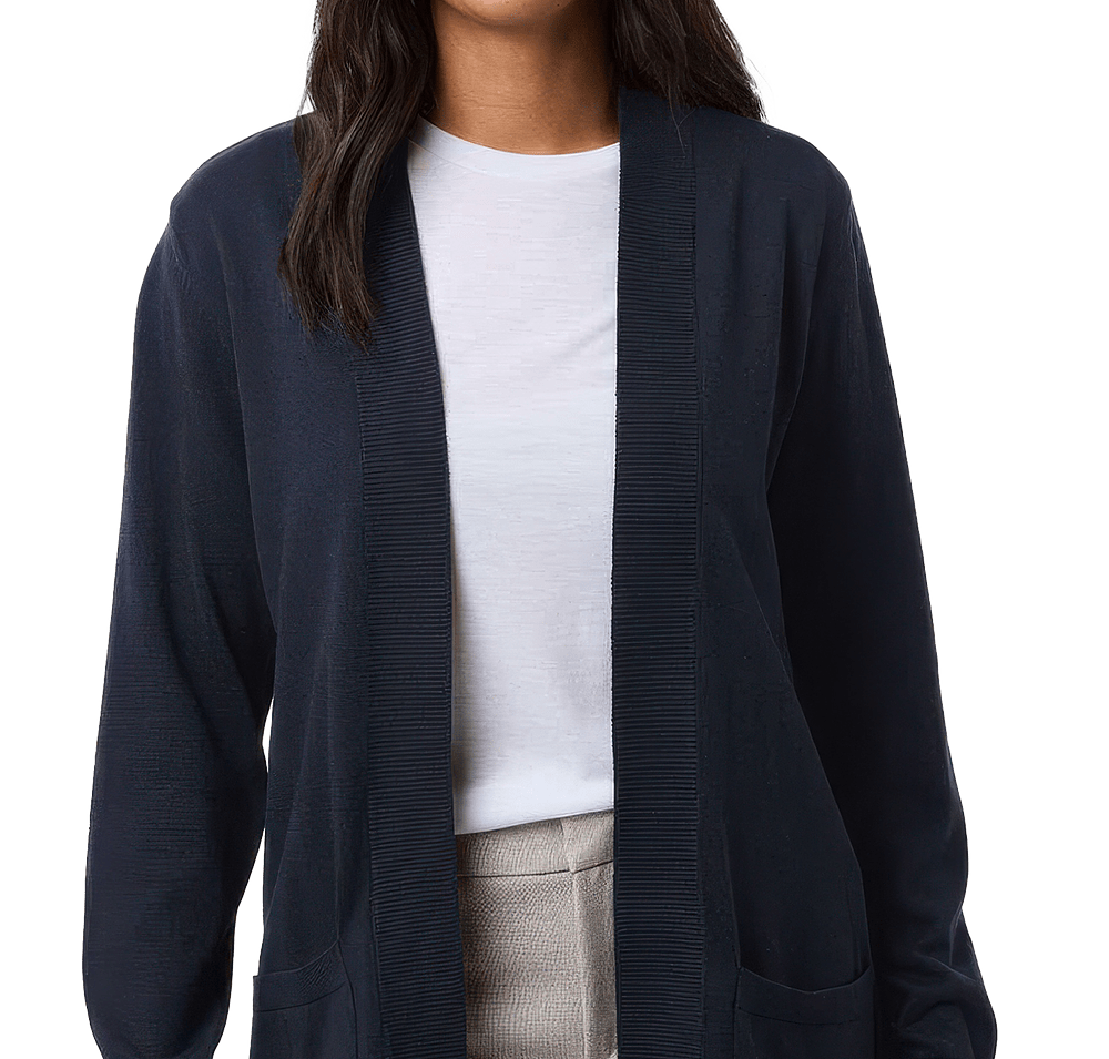 Devon & Jones Women's New Classics Recycled Open Cardigan - Printed-default