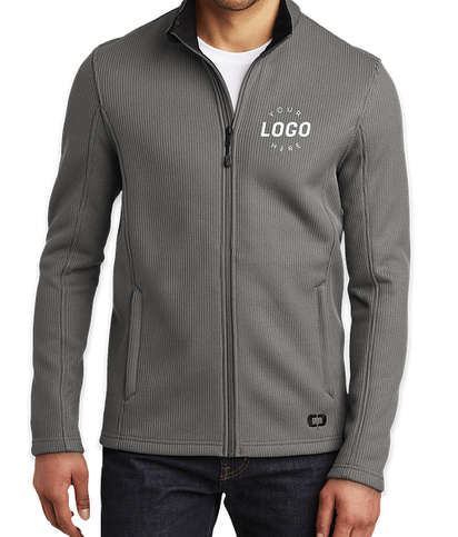 OGIO Grit Full Zip Fleece Jacket - Gear Grey