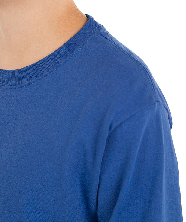 Fruit of the Loom Youth 100% Cotton Long Sleeve T-shirt