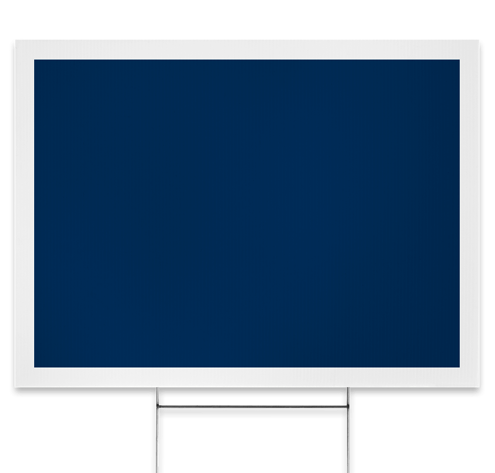 Full Color 24" x 18" Single Sided Plastic Sign Kit-default