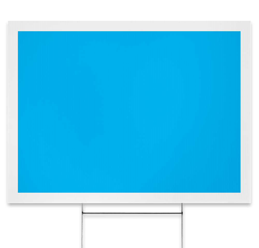 Full Color 24" x 18" Single Sided Plastic Sign Kit-default