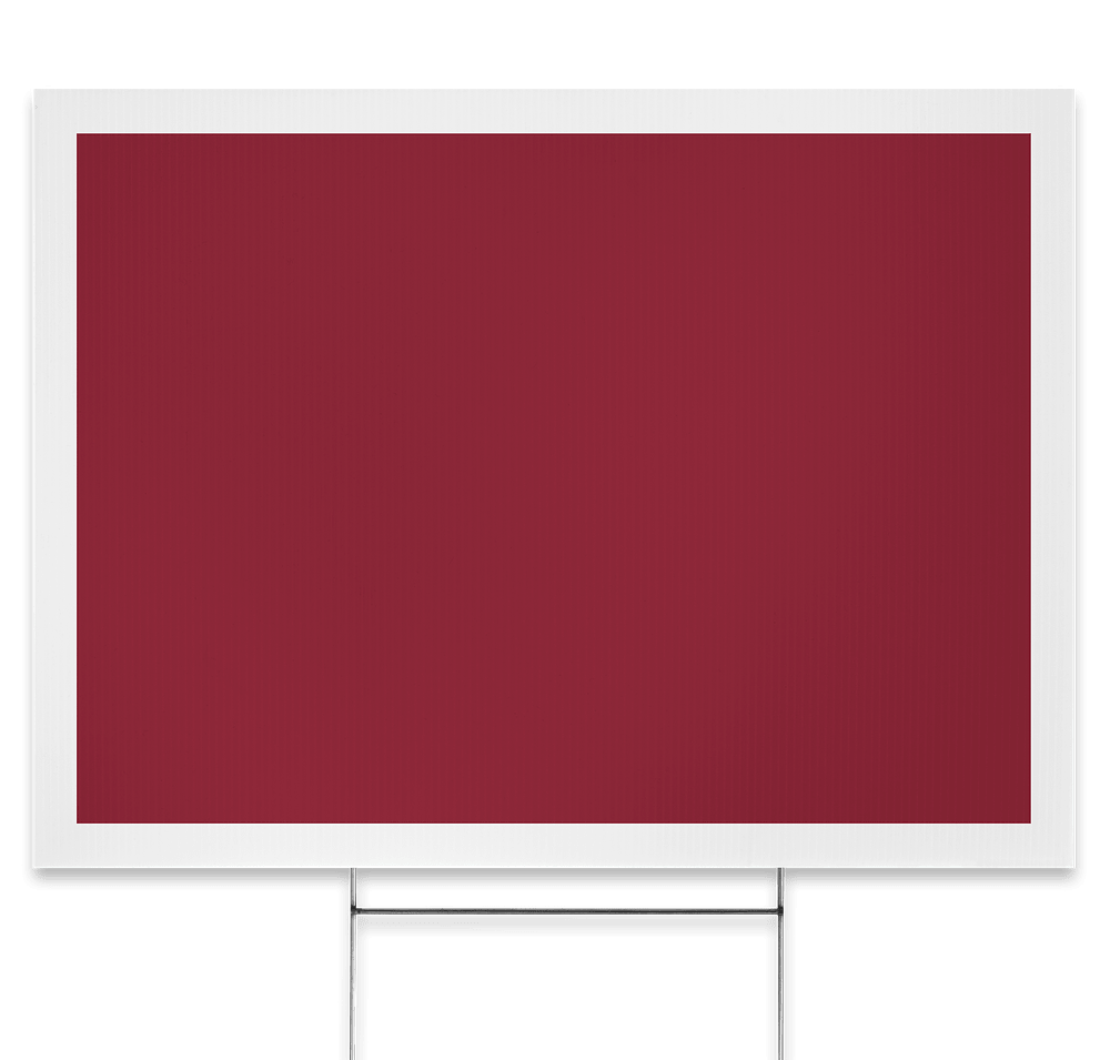 Full Color 24" x 18" Single Sided Plastic Sign Kit-default