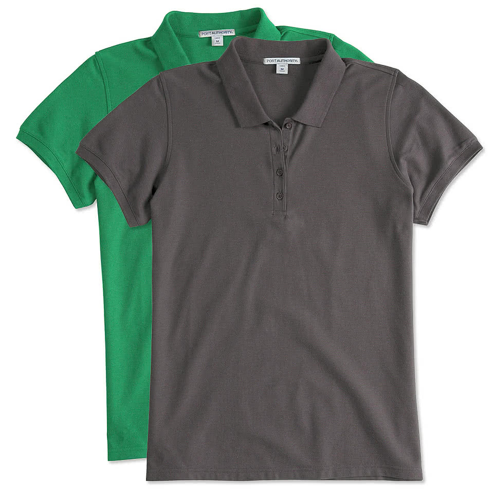 Port Authority Women's Lightweight Classic Pique Polo - Printed