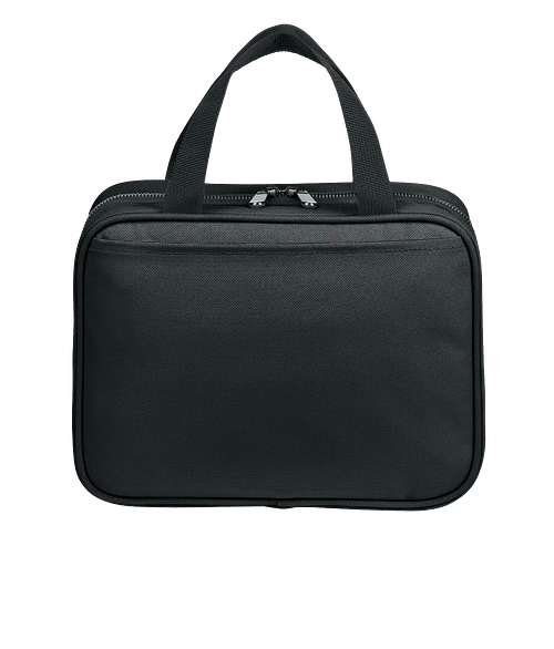 Port Authority Matte Oxford Hanging Toiletry Bag in Deep Black