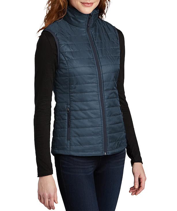 Port Authority Women's Packable Puffy Insulated Vest - Printed
