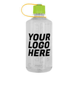 Nalgene 32 oz. Sustain Tritan Narrow Mouth Water Bottle - Color: Clear / Tahitian Palm / Sunflower / Seaside
