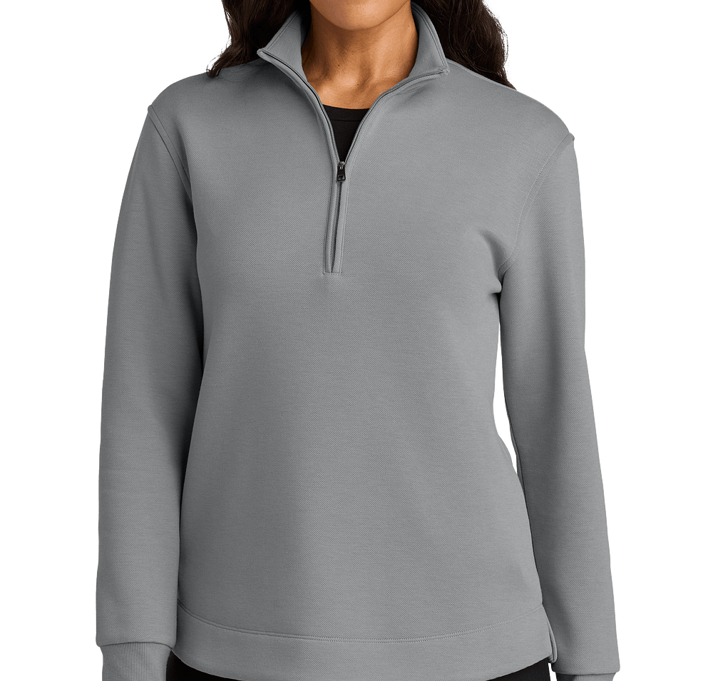 Port Authority Women's Wearever Double Pique Quarter Zip Sweatshirt-default