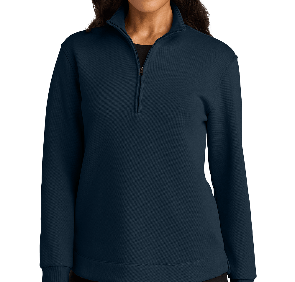Port Authority Women's Wearever Double Pique Quarter Zip Sweatshirt-default