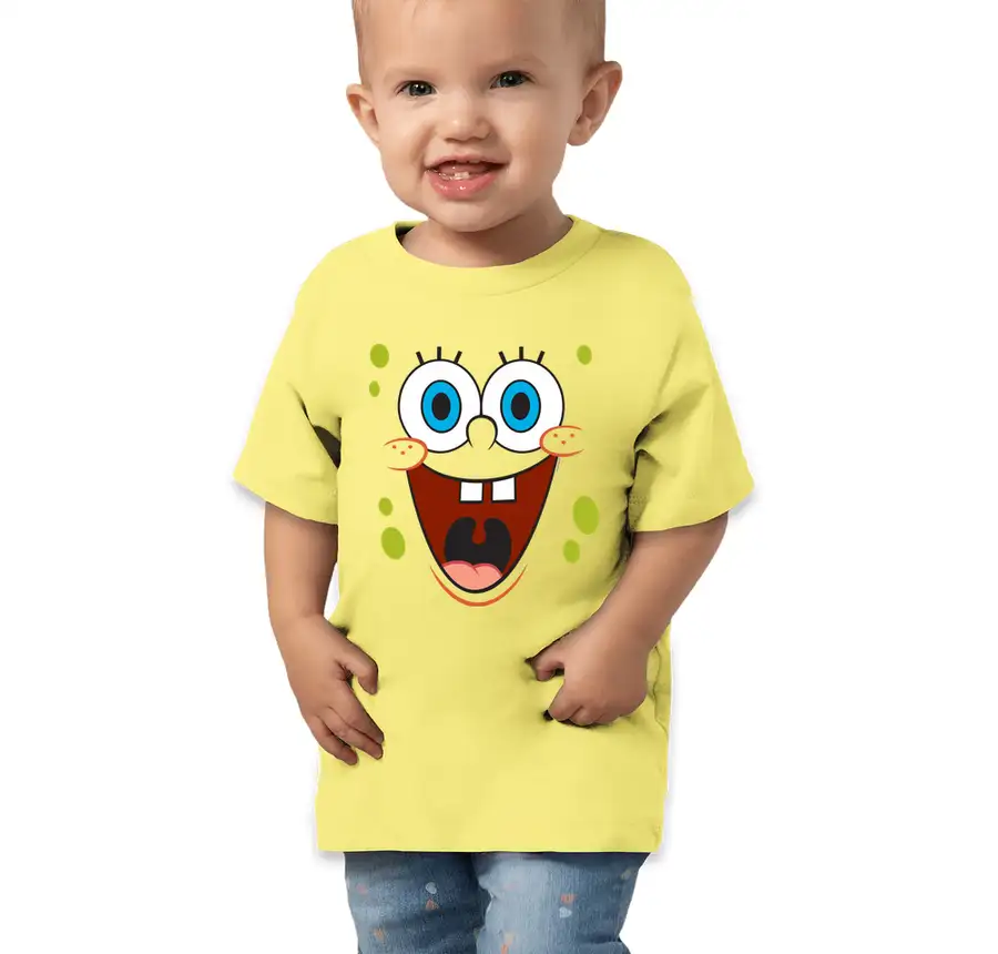 SpongeBob SquarePants - SpongeBob Full Face - Bella + Canvas Toddler Jersey Short-Sleeve T-shirt