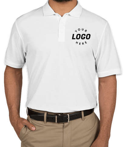 Port Authority Lightweight Classic Pique Polo - White
