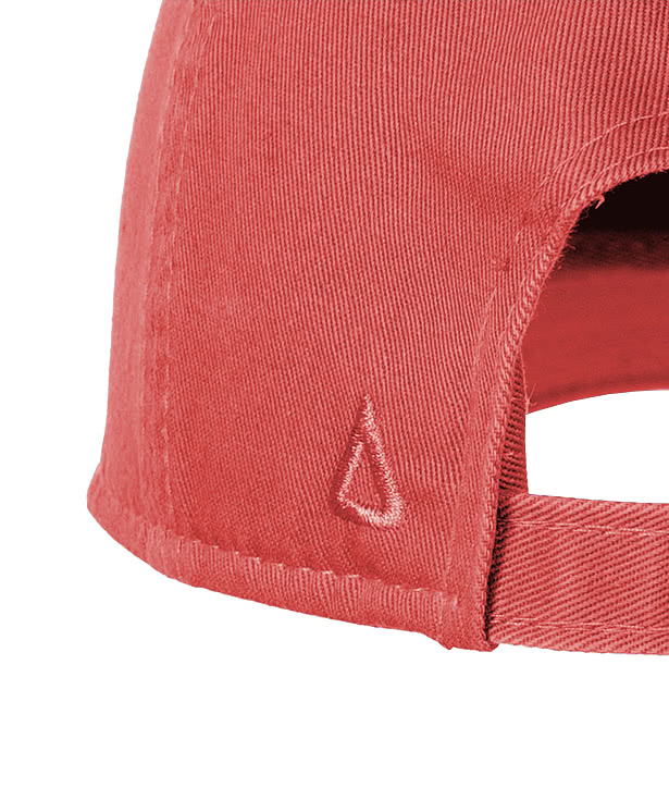 Ahead Largo Washed Twill Baseball Hat - Tan Rectangle Patch - Printed