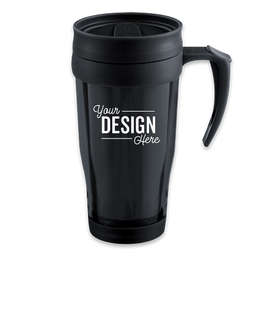 16 oz. Modesto Insulated Travel Mug - Color: Transparent Black