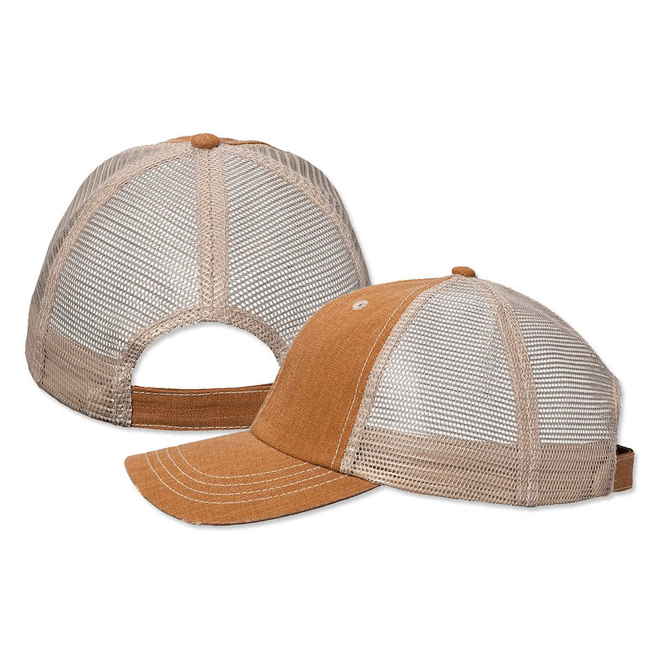 Valucap Contrast Stitch Trucker Hat