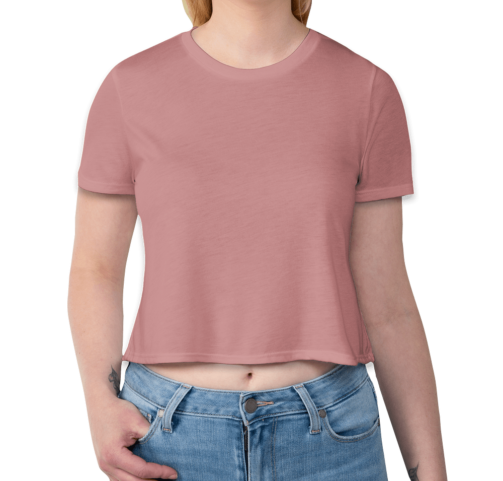 Bella + Canvas Women's Flowy Crop T-shirt-default