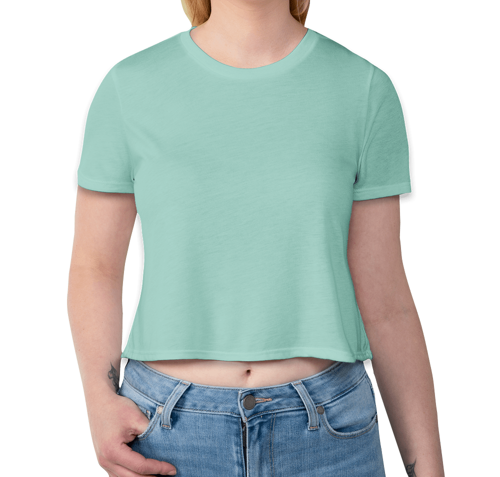 Bella + Canvas Women's Flowy Crop T-shirt-default