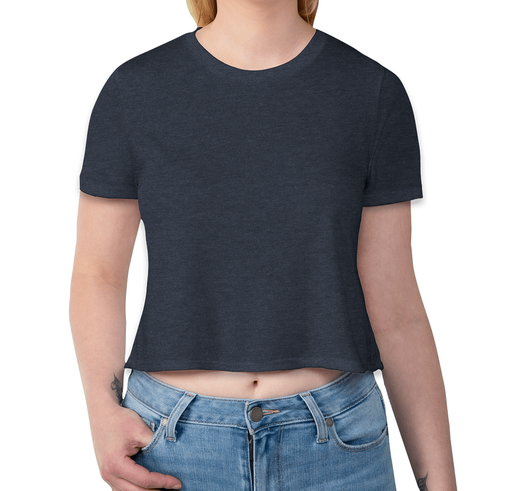 Bella + Canvas Women's Flowy Crop T-shirt-default