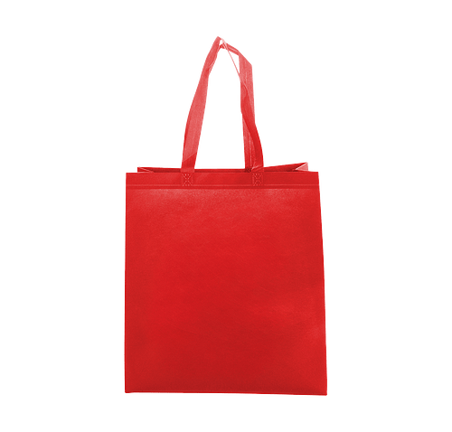 Freeport Recycled Heat Sealed Non-Woven Tote Bag in Red