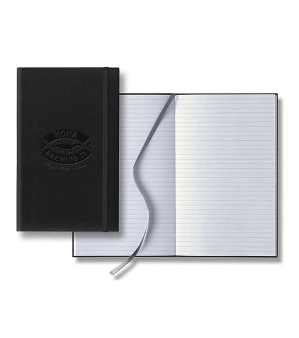 Castelli Debossed Tucson Banded Medio Lined Hard Cover Notebook