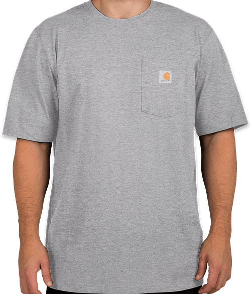 Custom Carhartt Workwear Pocket T-shirt - Design Short Sleeve T-shirts  Online at CustomInk.com