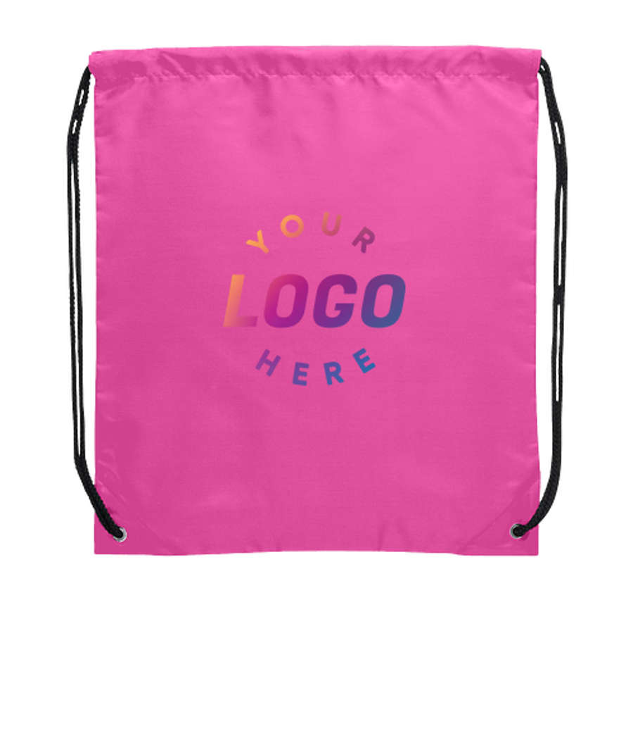 Oriole Promotional Drawstring Bag in Magenta