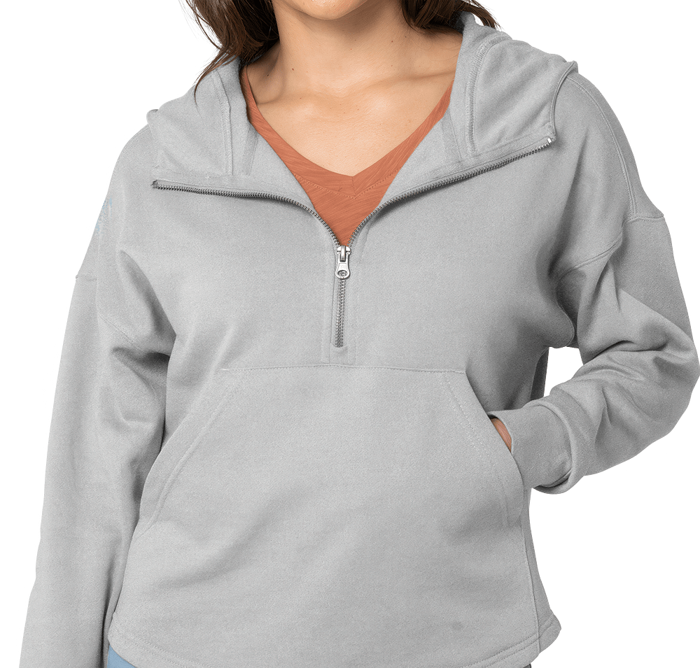 Charles River Women's Willow Quarter Zip Hoodie-default