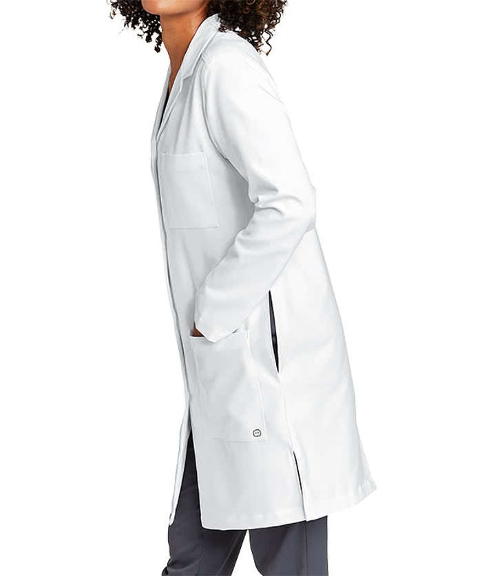 White Coat Outfit Figs Lab Jacket Men&Women Casual Solid Color