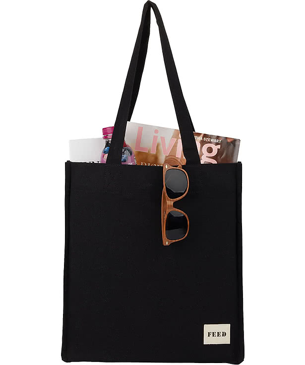 FEED Organic Cotton Book Tote Bag