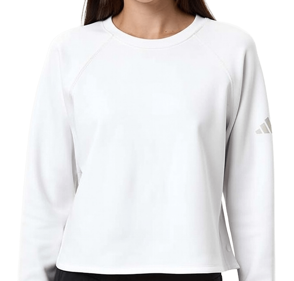 Adidas Women's Beyond Recycled Side-Snap Crewneck Sweatshirt-default