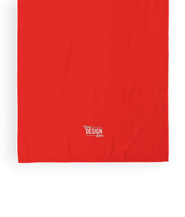 Lightweight Embroidered Beach Towel - Color: Red