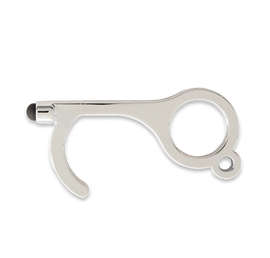 Customized Touchless Door Opener w/ Stylus - Color: Stainless Steel