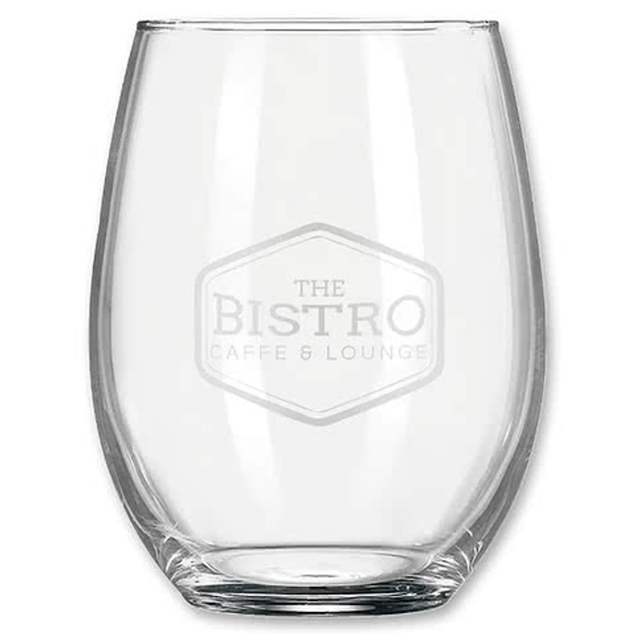 9 oz. Wine O'Clock ARC Stemless Wine Glass in Clear
