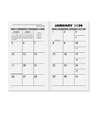 Full Color Promotional Monthly Pocket Planner