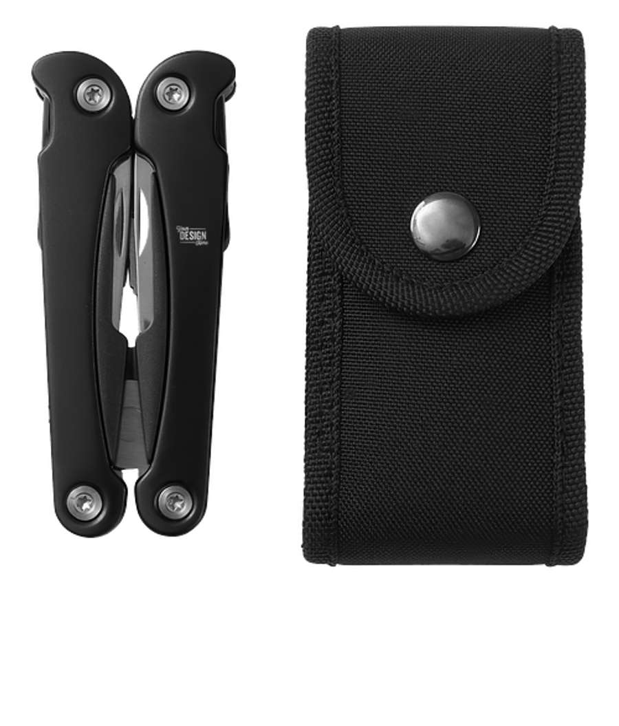 Laser Engraved Denali 10-in-1 Stainless Steel Multi-Tool in BLACK