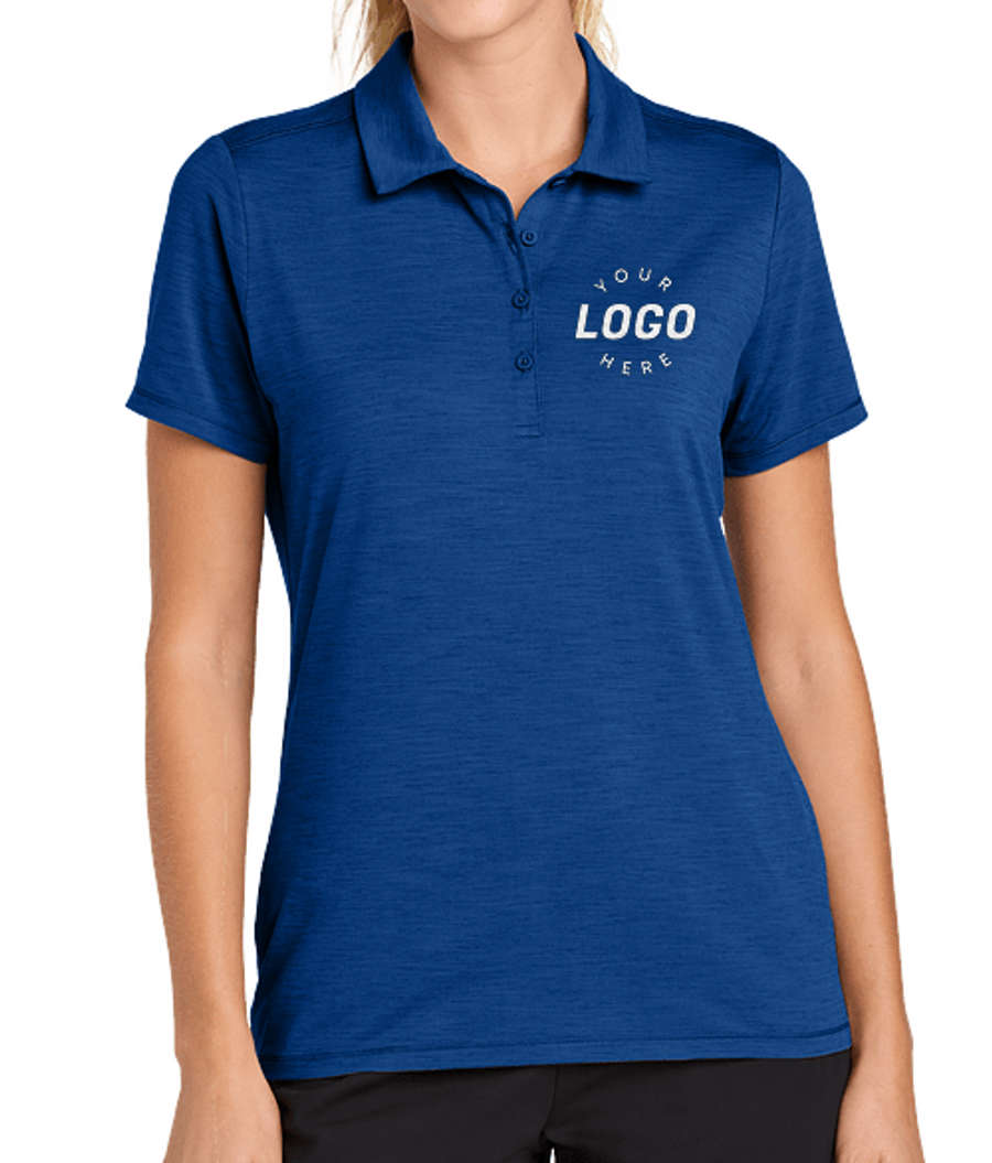 Sport-Tek Women's Versa Recycled Performance Polo - Embroidered in True Royal
