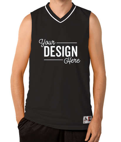 Augusta Reversible Basketball Jersey - Black / White