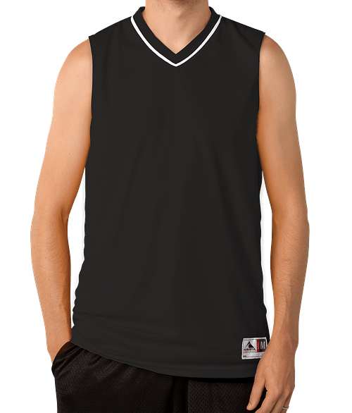 Augusta Reversible Basketball Jersey in Black/White