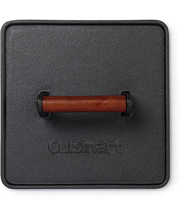 Laser Engraved Cuisinart Outdoors XL Cast Iron Griddle Press